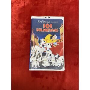 101 Dalmatians Walt Disney Classic Black Diamond Edition Rare VHS Vintage 1263